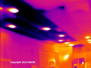 Commercial infrared insulation heat loss survey
