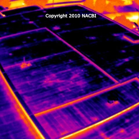 Commercial flat roof infrared inspection 3