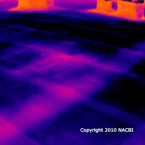 Commercial flat roof infrared inspection